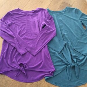 2pc girls Athletic Works long sleeves.